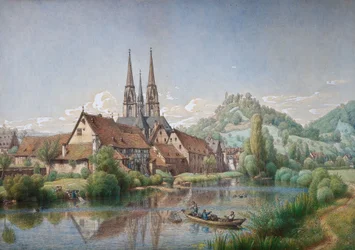 Vue sur Marburg